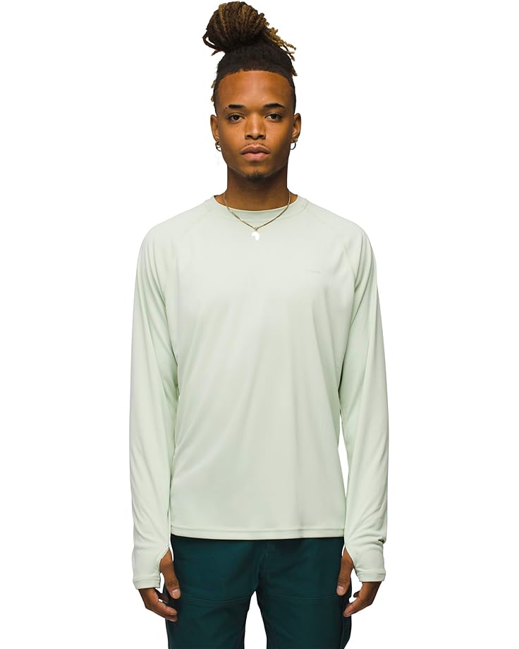 Prana Sol Shade Long Sleeve Crew Standard Fit Men's Pale Aloe 2026 Flash Sales