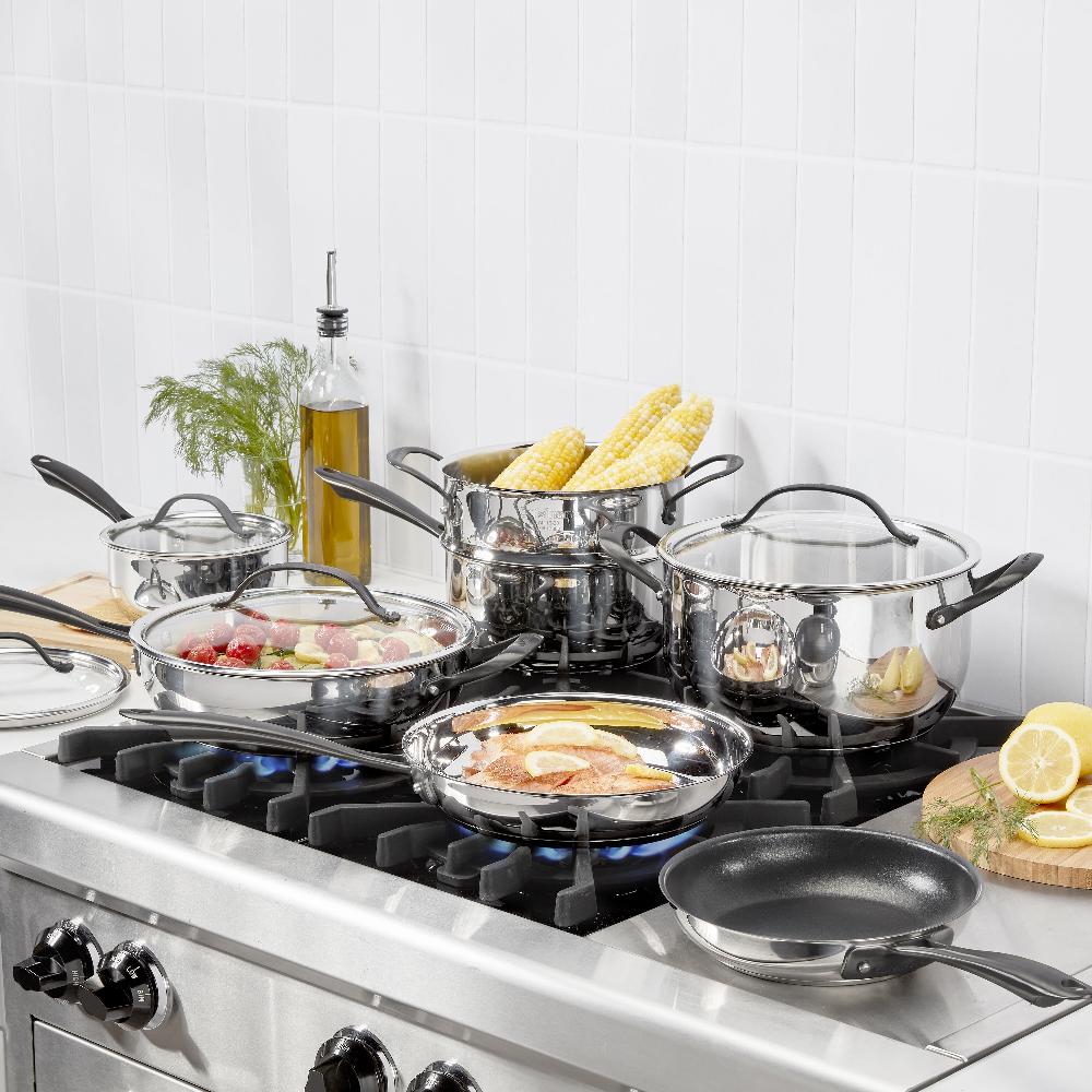 Cuisinart Radiant Pro Stainless with Brushed Titanium Finish 11-Pc Set 74-11