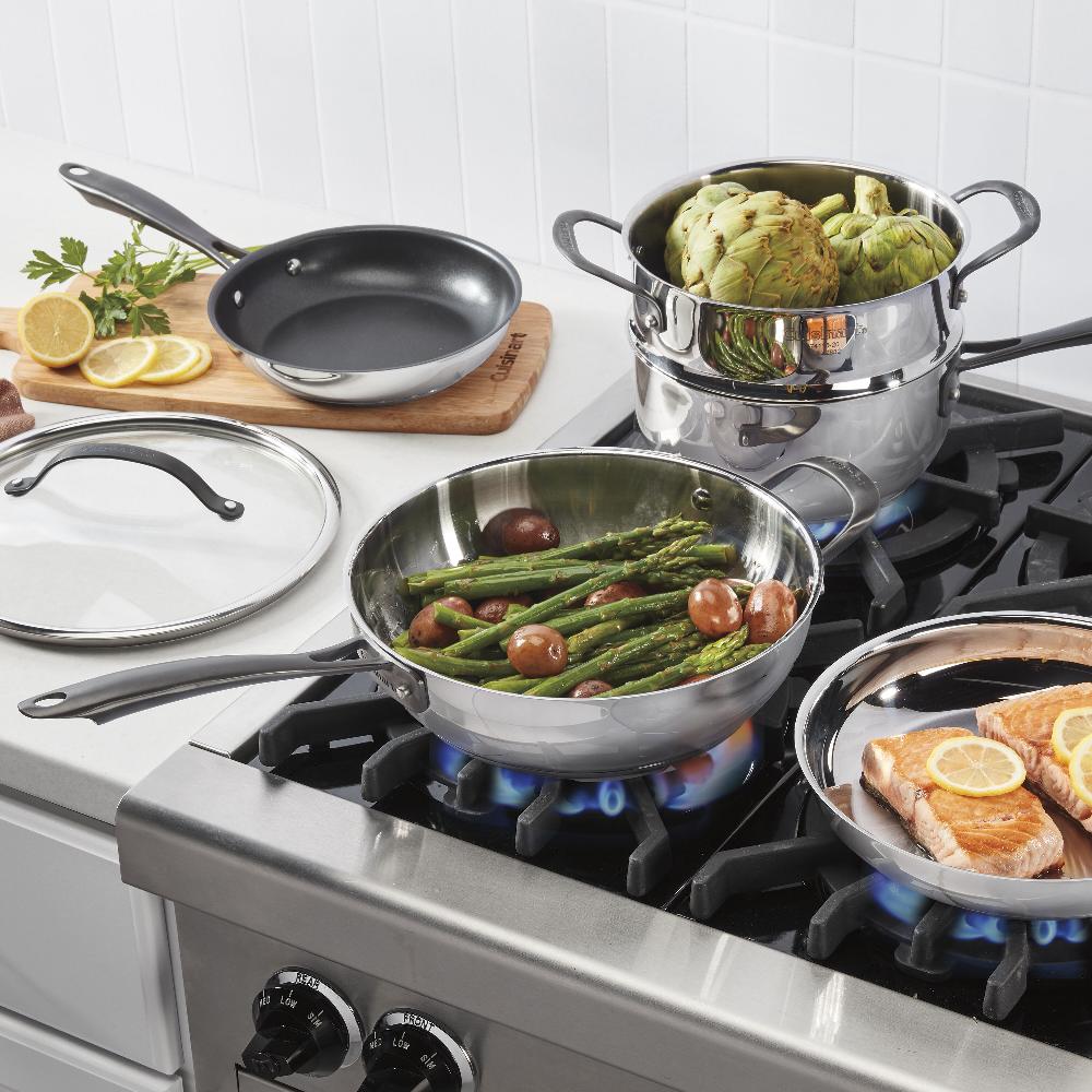 Cuisinart Radiant Pro Stainless with Brushed Titanium Finish 11-Pc Set 74-11