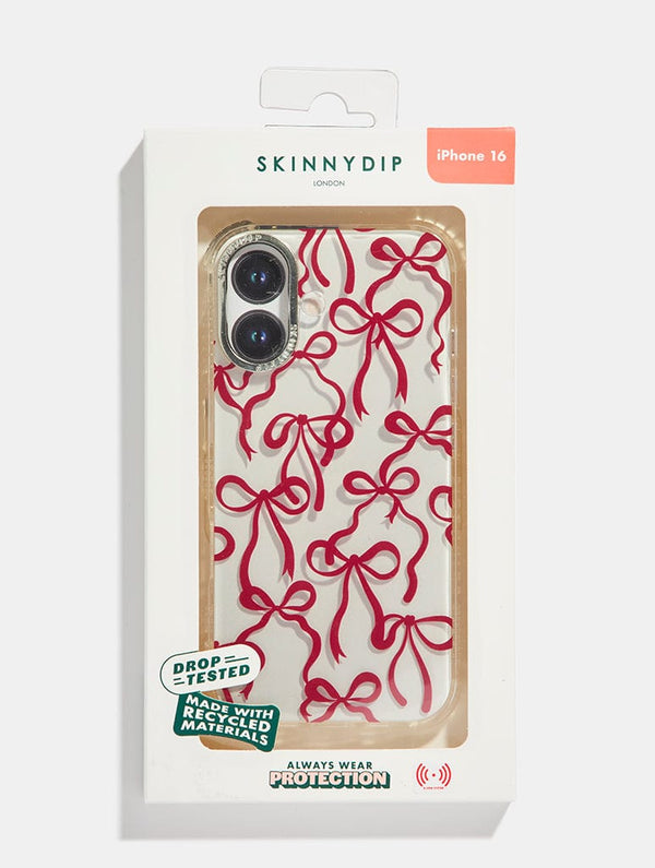 Skinnydip London Burgundy Bows IPhone Case. – Skinnydip London 2026 ...
